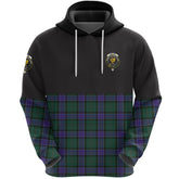 Sinclair Hunting Modern Clan Half Of Tartan Hoodie
